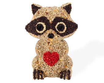Raccoon Bird Feeder: Edible Bird Lover Gift