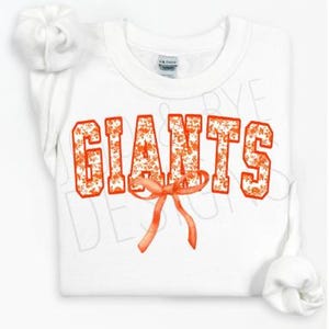 Descarga digital PNG de lazo de béisbol de los GIANTS