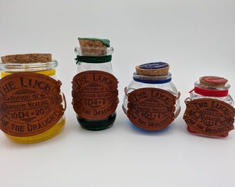 DnD Healing Potion Dice Bottle (Handmade Dice) | Fantasy Tabletop Prop | Dungeons and Dragons Gift for Gamer or DM