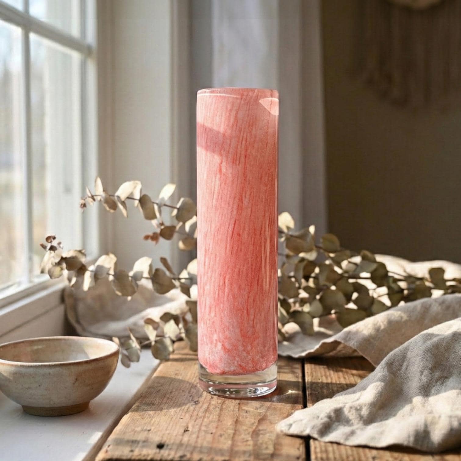 Pink Murano Vase - Etsy