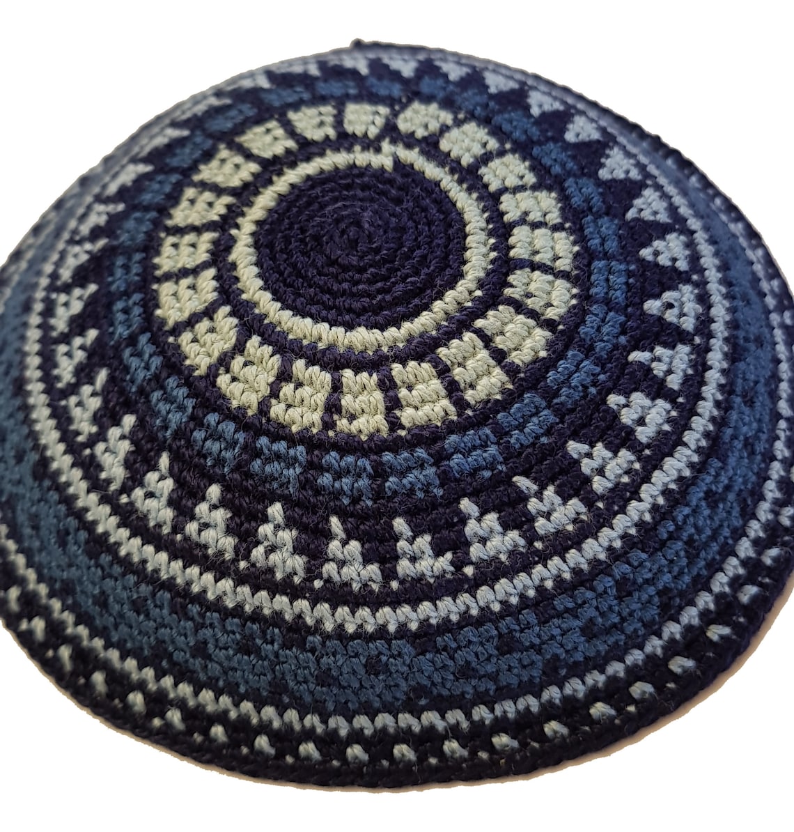 Crochet Kippah, Knit Yarmulke, 14cm Yarmulke, Handmade Yarmulke Men
