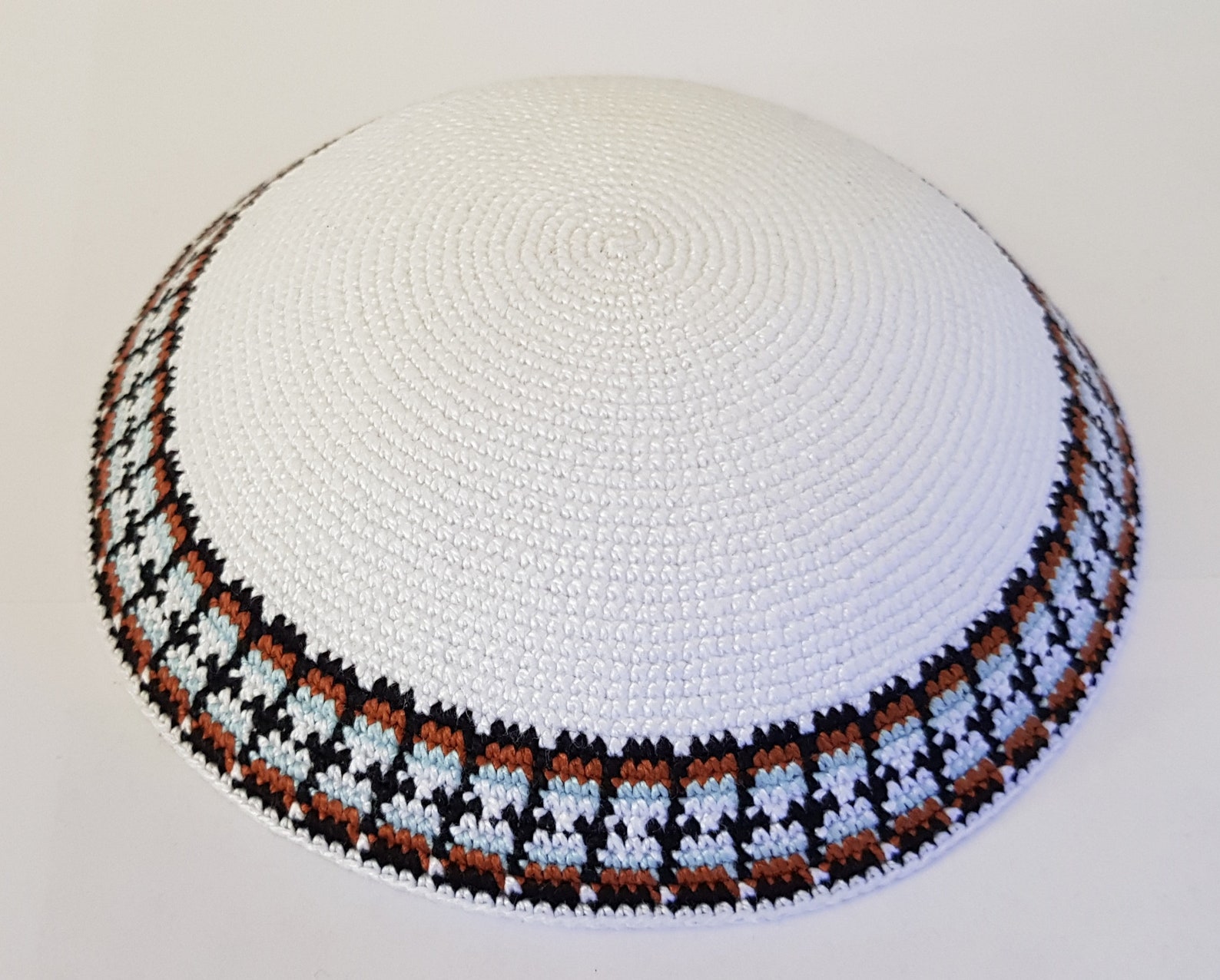 Crochet Kippah Knit Yarmulke 16cm Yarmulke Wedding Handmade Etsy