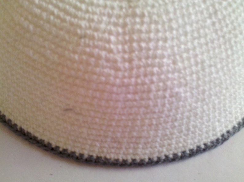 Kippah Jewish Kipa Hand Knit Kippot Vog 14cm Judaica Crochet Yarmulke Hand made Kipa #A1488