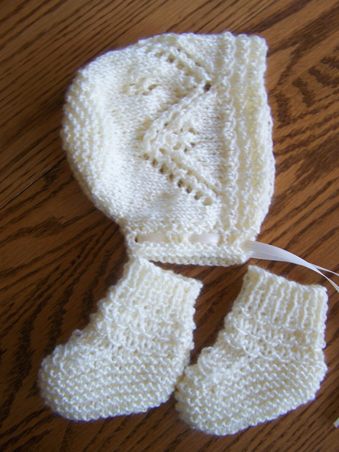 Traditional Cream Christening Gown with Bonnet (6mths-2yrs)