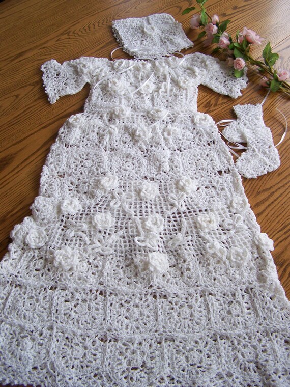 crochet christening gowns ireland