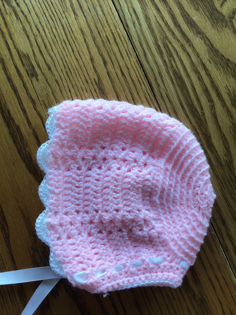 New crocheted baby girl sweater set
