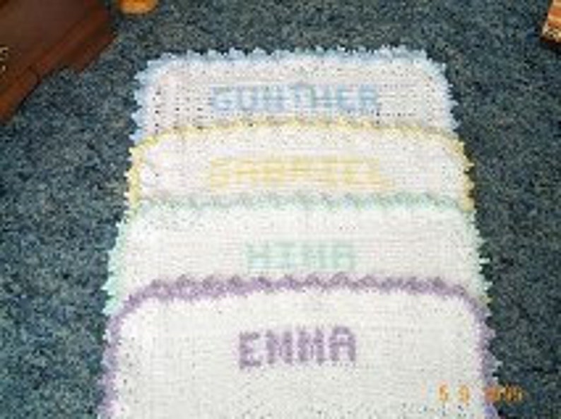 New Crocheted Personalized Sweet Dreams Baby Afghan-Custom Made