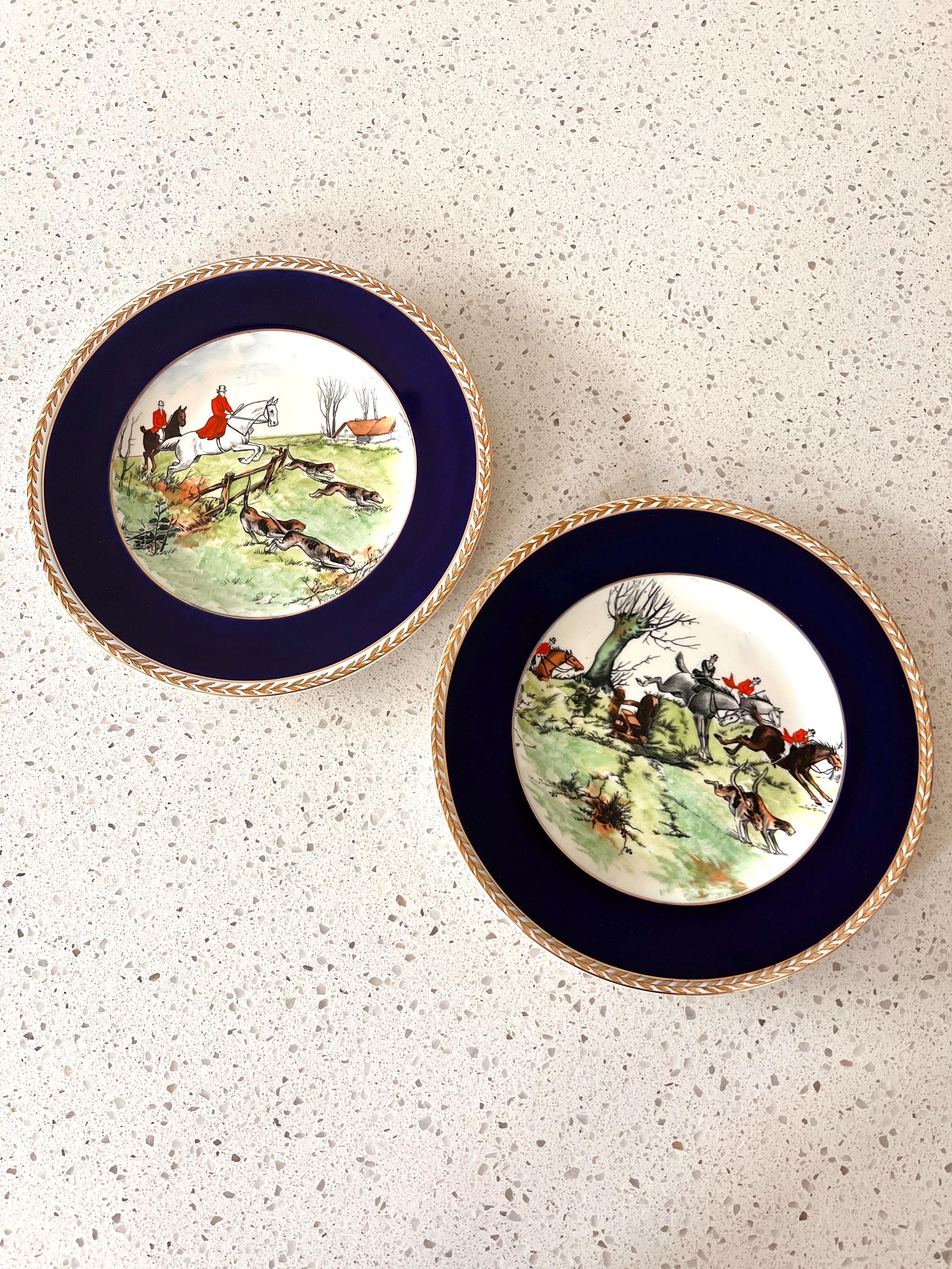 Dinner Plates With Hunting Scenes - Etsy