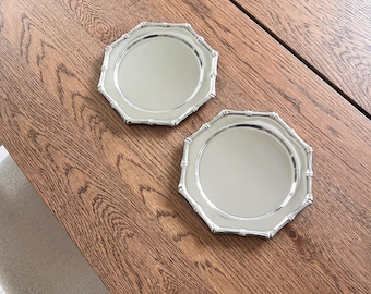 Vintage Farberware Stainless Steel Platters Set of 2