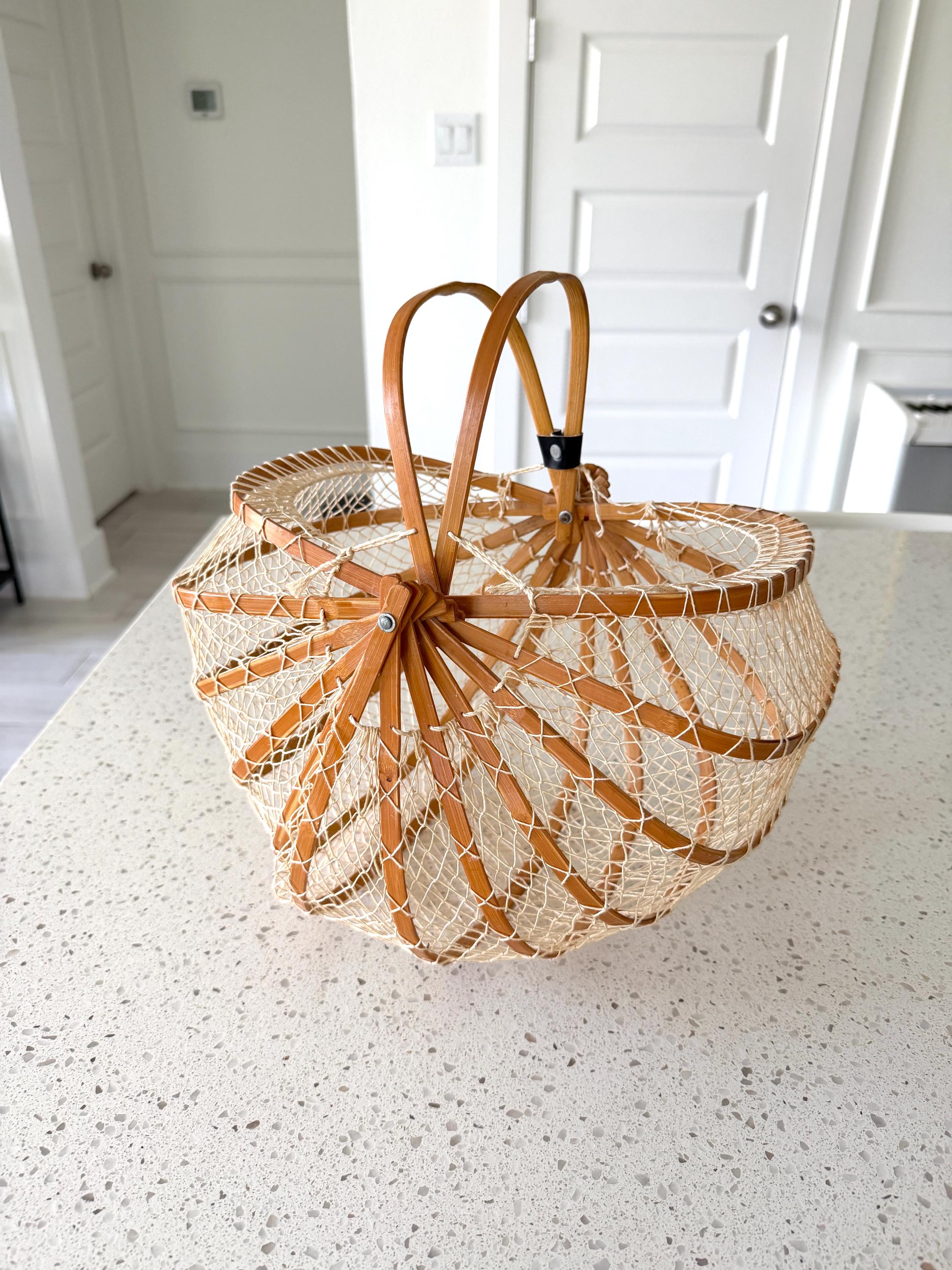 Japanese Bamboo Basket Bag - Etsy