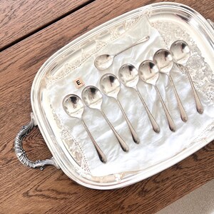 Vintage Assorted Silver-Plated Flatware Sets Unique Utensils Antique Spoons Forks Knives E-Exquisite 7+1 7”