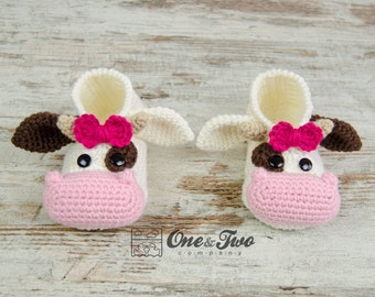 baby cow slippers