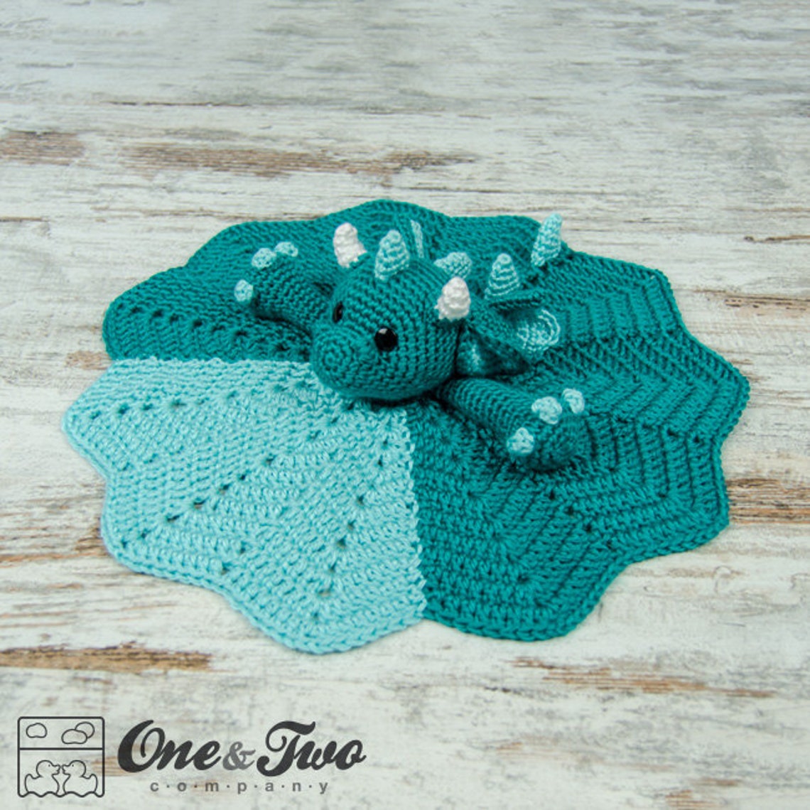 Lovey Crochet Pattern Dragon PDF Security Blanket Tutorial Etsy