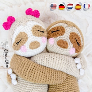 Crochet Amigurumi Pattern | Stella the Sloth | PDF Digital Download
