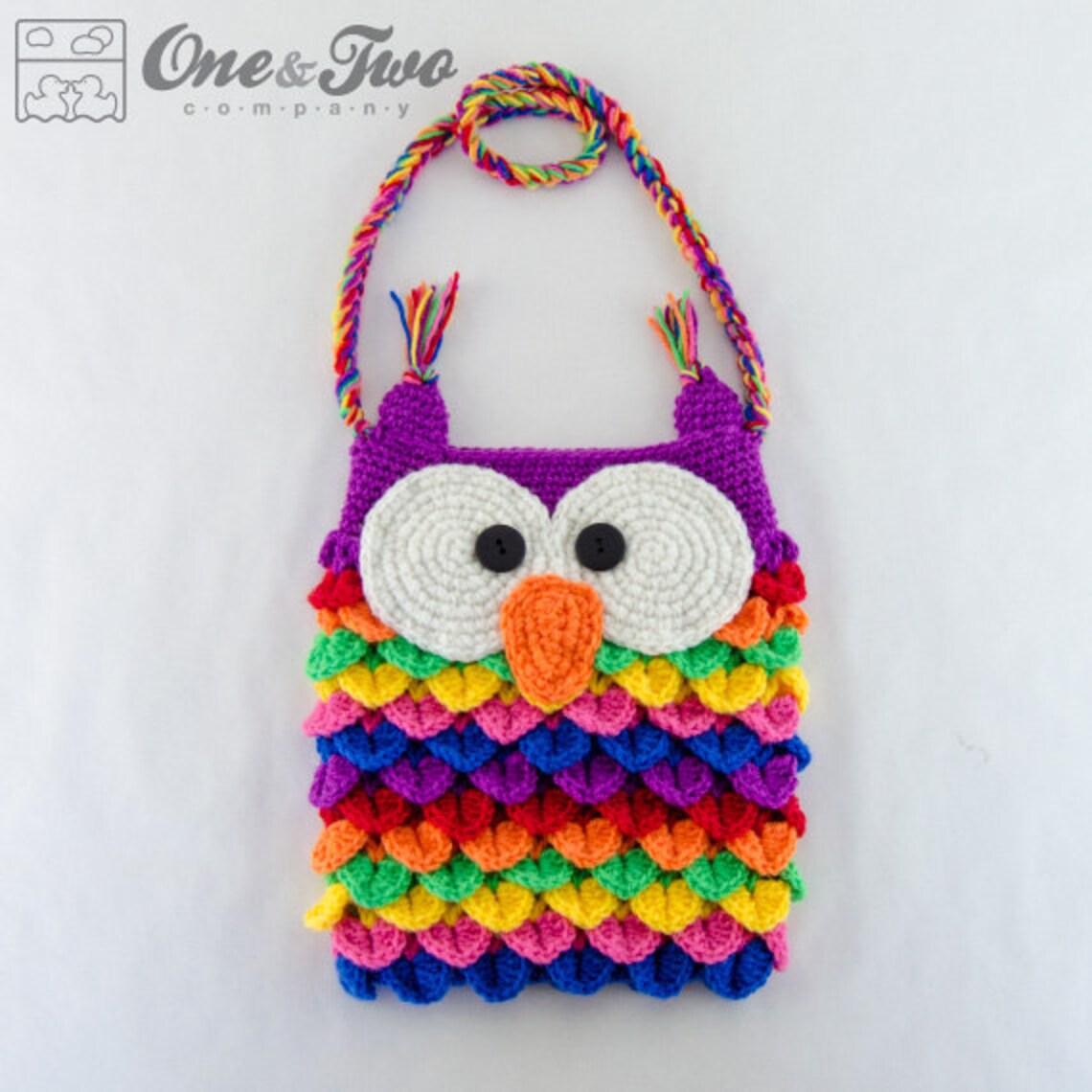 Colorful Owl Purse PDF Crochet Pattern Instant Download Etsy