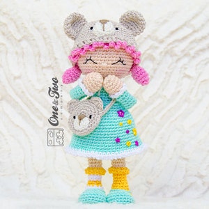 Amigurumi Pattern Doll PDF Crochet Pattern Tutorial Digital Download DIY Joy the Teddy Bear Dolly Amigurumi Toy image 4