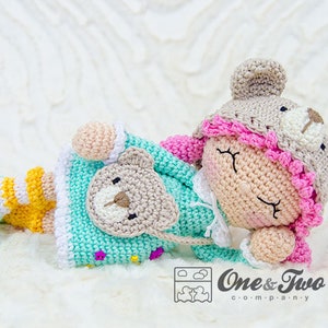 Amigurumi Pattern Doll PDF Crochet Pattern Tutorial Digital Download DIY Joy the Teddy Bear Dolly Amigurumi Toy image 9