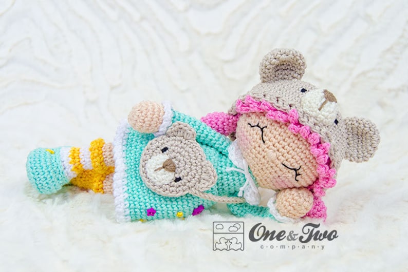 Amigurumi Pattern Doll PDF Crochet Pattern Tutorial Digital Download DIY Joy the Teddy Bear Dolly Amigurumi Toy image 9