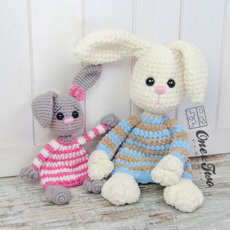 Lovey Crochet Pattern Bunny PDF Security Blanket Tutorial | Etsy