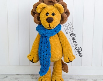 Lion Crochet Pattern · Big Amigurumi Plushie · PDF Digital Tutorial