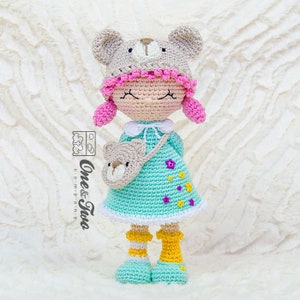 Amigurumi Pattern Doll PDF Crochet Pattern Tutorial Digital Download DIY Joy the Teddy Bear Dolly Amigurumi Toy image 8