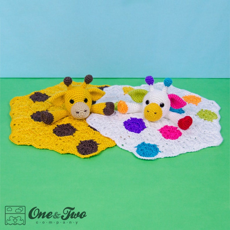 Lovey Crochet Pattern Giraffe PDF Security Blanket Tutorial Digital Download DIY Geri the Giraffe Lovey Dou Dou Baby toy image 3