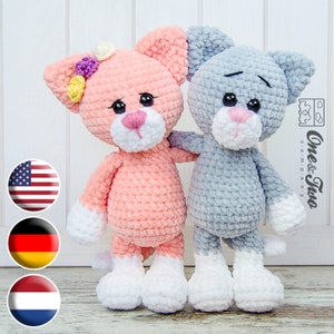 Crochet Amigurumi Pattern | Kim the Little Kitty | PDF Digital Download