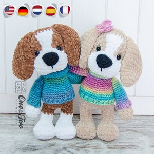 Crochet PATTERN Lucas the Beagle Amigurumi Plushie Pattern Soft Toy image 4