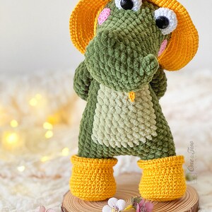 Crochet PATTERN Cameron the Crocodile Amigurumi Plushie Pattern Soft Toy image 3