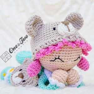 Amigurumi Pattern Doll PDF Crochet Pattern Tutorial Digital Download DIY Joy the Teddy Bear Dolly Amigurumi Toy image 7