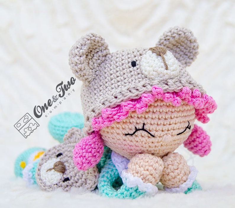 Amigurumi Pattern Doll PDF Crochet Pattern Tutorial Digital Download DIY Joy the Teddy Bear Dolly Amigurumi Toy image 7