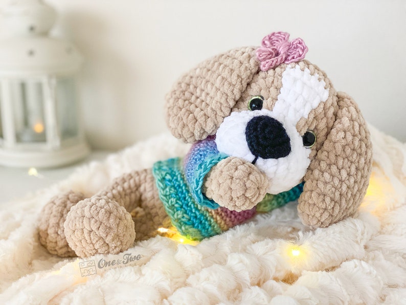 Crochet PATTERN Lucas the Beagle Amigurumi Plushie Pattern Soft Toy image 2