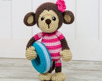 Monkey Crochet Pattern · Animal Amigurumi · DIY Tutorial · PDF Digital Download