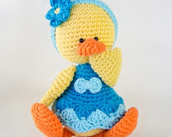 Amigurumi Pattern - Duck PDF Crochet Pattern - Tutorial Digital Download DIY - Duck Amigurumi - Make Your Self - Plush Toy