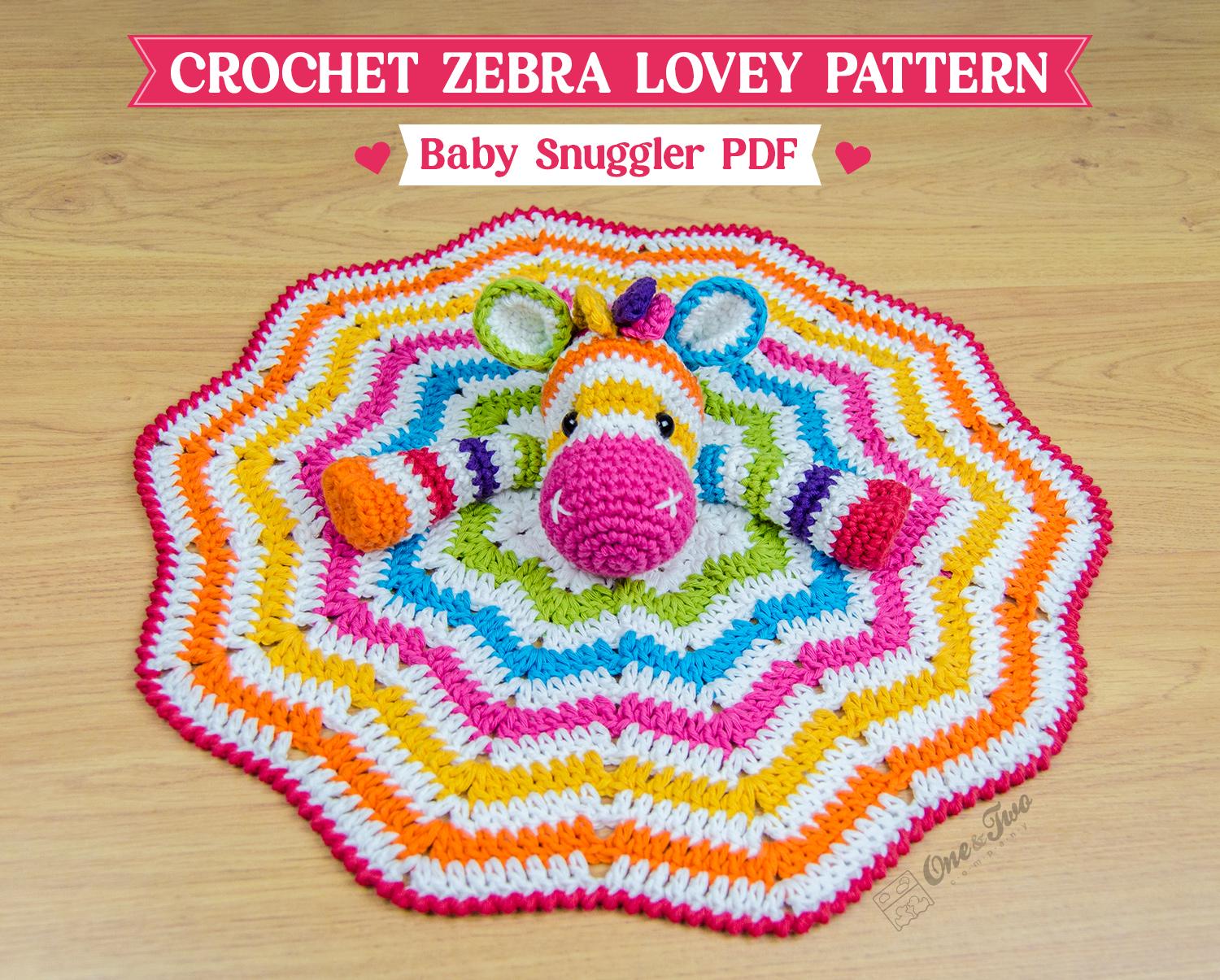 40 Zebra Crochet Patterns for Amigurumi, Blankets, Nursery Decor, and Handmade Gifts 21 Crochet Zebra Lovey