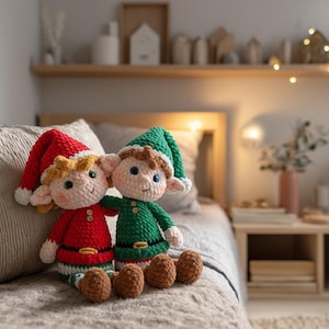 No Sew Crochet Pattern: Santa's Helper Elf Amigurumi