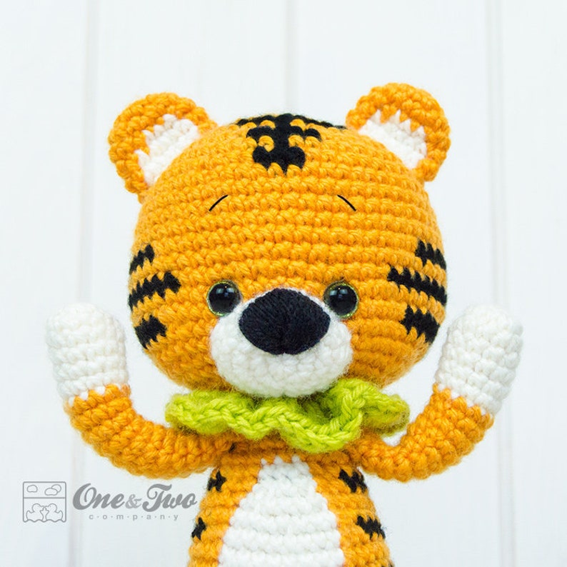 Amigurumi Pattern Tiger PDF Crochet Pattern Tutorial Digital Download DIY Denver the Tiger Amigurumi Toy image 8