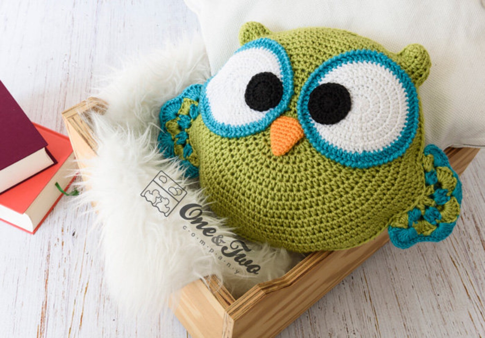 Ollie the Owl Pillow PDF Crochet Pattern Instant Download Etsy España