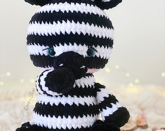 Zebra Amigurumi Crochet Pattern PDF