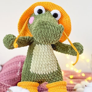 Crochet PATTERN Cameron the Crocodile Amigurumi Plushie Pattern Soft Toy image 4