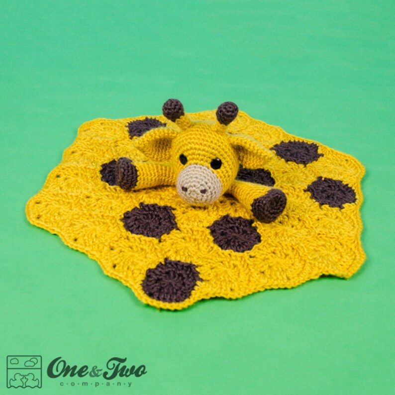 Lovey Crochet Pattern Giraffe PDF Security Blanket Tutorial Digital Download DIY Geri the Giraffe Lovey Dou Dou Baby toy image 4