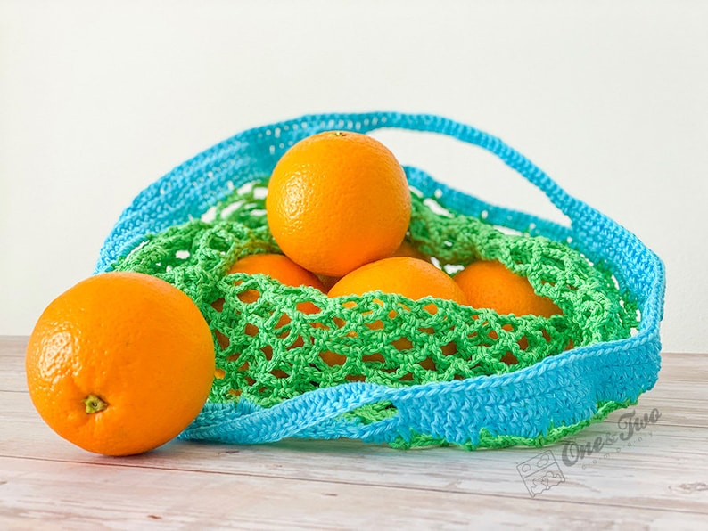 Crochet Market Bag Pattern, Forest Animal Shopping Bags Bundle, 3 in 1 PDF image 8