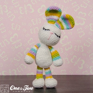 Amigurumi Pattern - Bunny PDF Crochet Pattern - Tutorial Digital Download DIY - Olivia the Bunny Amigurumi - Plush Animal Toy - Handmade