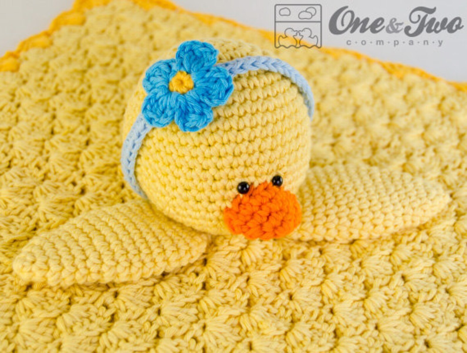Lovey Crochet Pattern Duck PDF Security Blanket Tutorial Etsy España