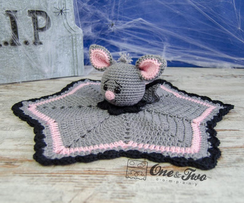 Lovey Crochet Pattern Bat PDF Security Blanket Tutorial Etsy