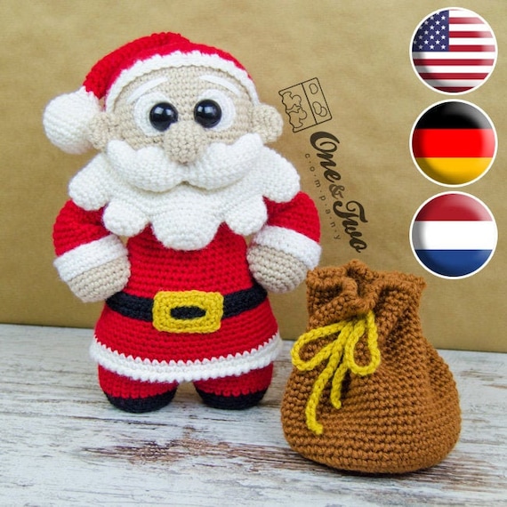 Mewaii® Christmas Crochet Kit For Beginners Santa Claus Crochet