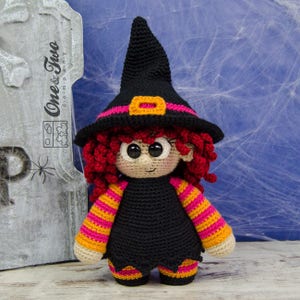 Crochet Witch Pattern | Agatha Amigurumi Halloween Doll | PDF Digital Download