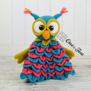 Lovey Crochet Pattern - Owl PDF Security Blanket - Tutorial Digital Download DIY -  Quinn the Owl Lovey - Dou Dou - Baby Toy