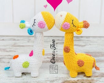 Amigurumi Pattern - Giraffe PDF Crochet Pattern DIY - Tutorial Digital Download - Bernie the Giraffe &quot;Quad Squad Series&quot;