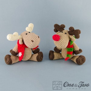 Amigurumi Pattern - Reindeer Moose PDF Crochet Pattern - Tutorial Digital Download DIY - Reindeer & Moose Amigurumi - Plush Toy Handmade